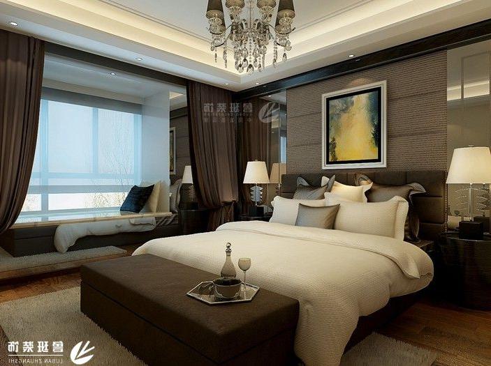 曲江风景线,现代风格效果图,卧室设计